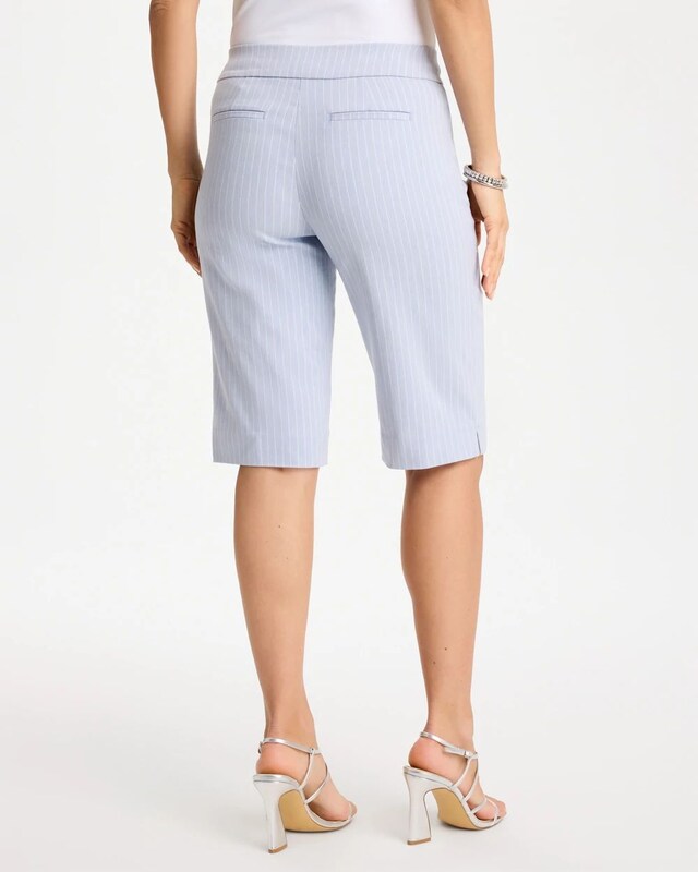 Striped Brigitte Slim Shorts - image 3